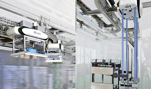 天井搬送装置を実装した倉庫管理システム